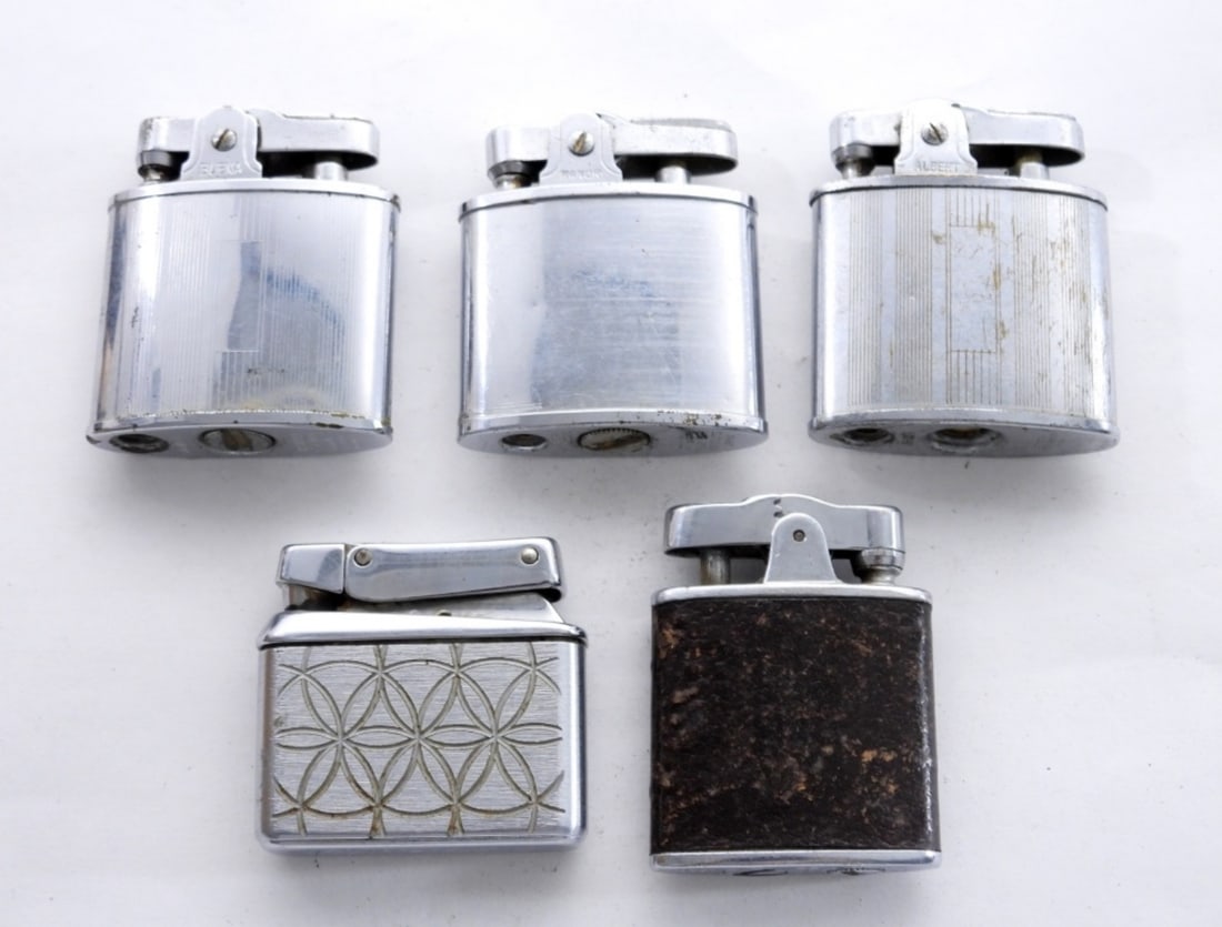 (5) HAND HELD VINTAGE LIGHTERS (1 of 3)