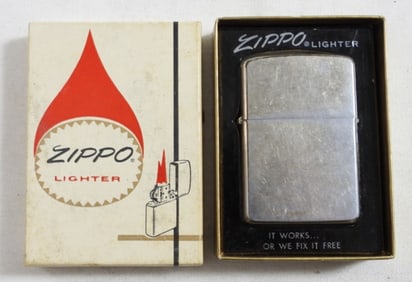 1969 CHROME (FIRED) ZIPPO IN BOX