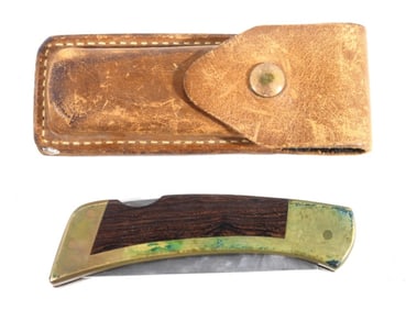 VTG GERBER 97223 FOLDING KNIFE IN SHEATH