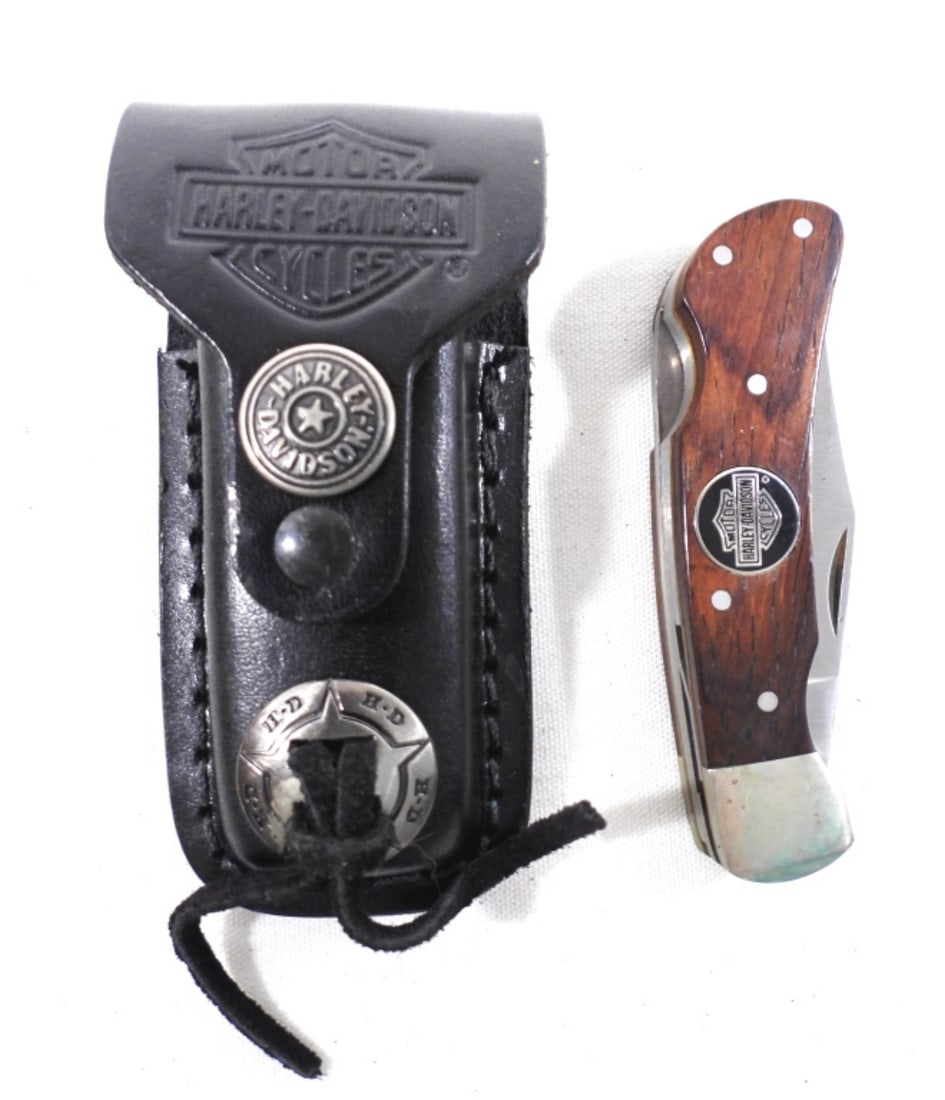 HARLEY DAVIDSON 2 BLADE POCKET KNIFE (1 of 4)