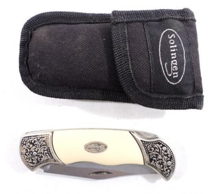 SOLIGEN ORNATE FOLDING LOCKBACK KNIFE