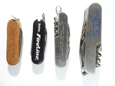 (4) Multi Advertising Knives