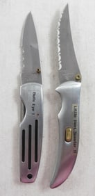 (2) FROST CUTLERY SINGLE BLADE KNIVES