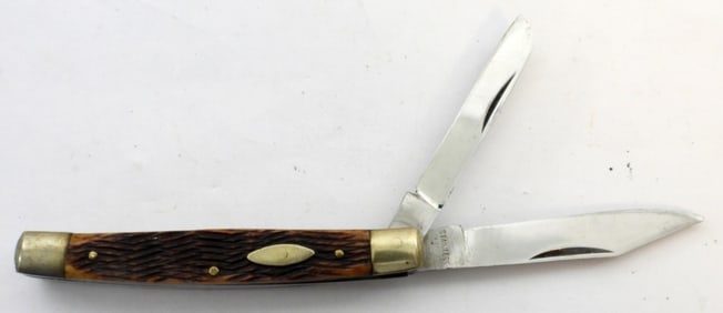 VINTAGE PIC #49  TWIN BLADE POCKET KNIFE