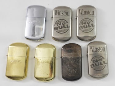 (3) WINSTON & (4) CAMEL LIGHTERS