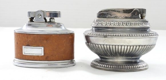 (2) TABLE LIGHTERS, RONSON & OTHER
