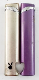 (2) PLAYBOY SLIM LIGHTERS
