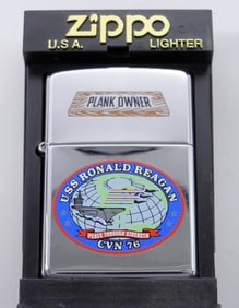 2004 SEALED USS RONALD REAGAN ZIPPO