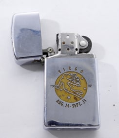 UNFIRED VIRGO ZIPPO LIGHTER