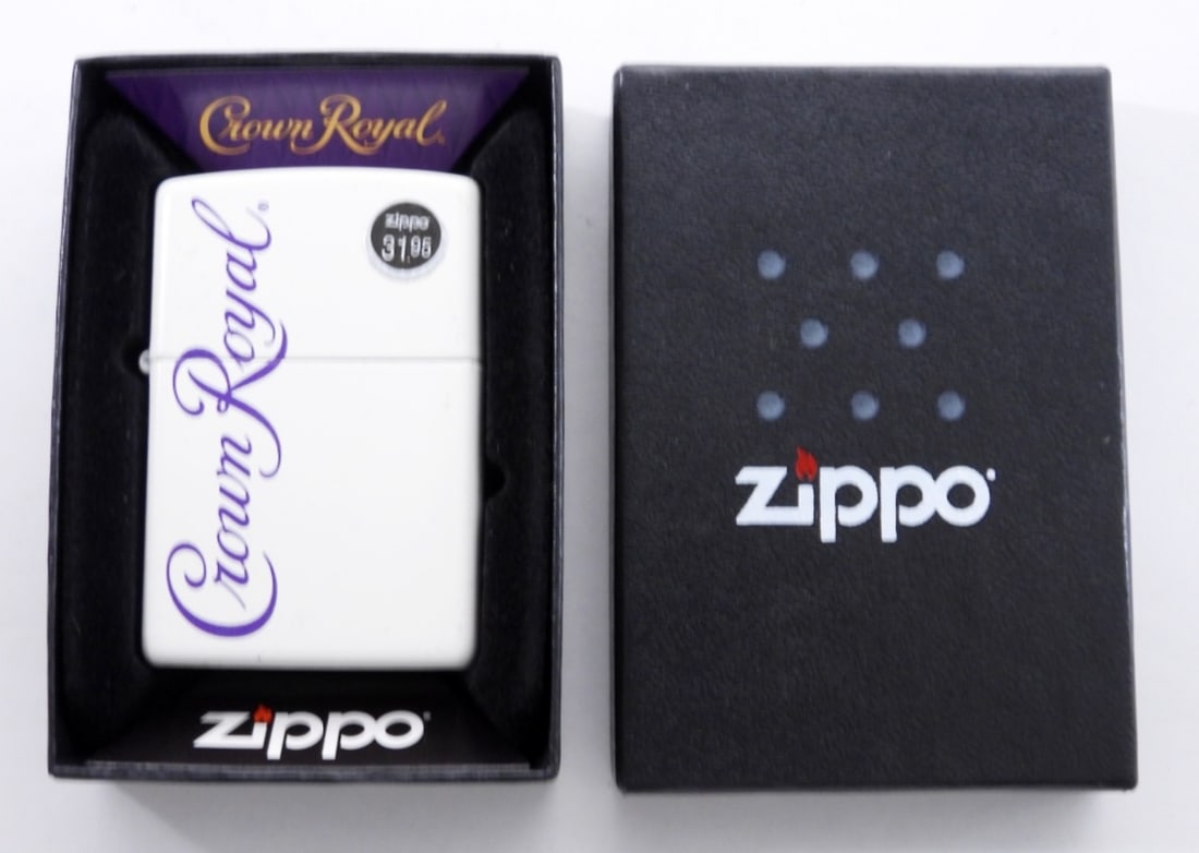2021 SEALED CROWN ROYAL ZIPPO (1 of 3)