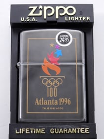 ATLANTA 1996 OLYMPIC SEALED ZIPPO COLOR