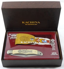 SCHRADE KACHINA SCRIMSHAW KNIFE SET
