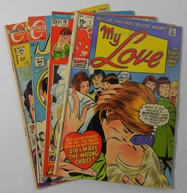 (4) ROMANCE "LOVE" COMIC LOT
