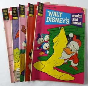 (5) GOLD KEY WALT DISNEY & COMIC LOT
