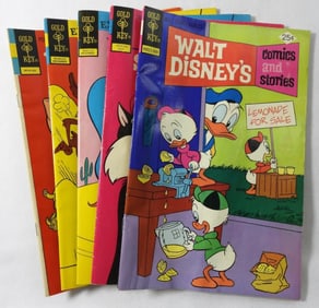 (5) GOLD KEY WALT DISNEY & COMIC LOT