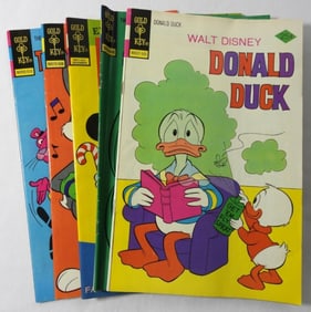 (5) GOLD KEY WALT DISNEY & COMIC LOT