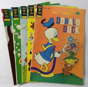 (5) GOLD KEY WALT DISNEY & COMIC LOT