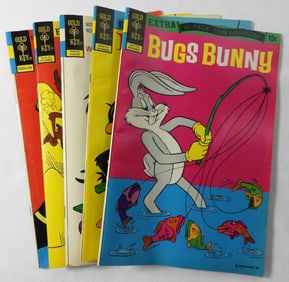 (5) GOLD KEY WALT DISNEY & COMIC LOT