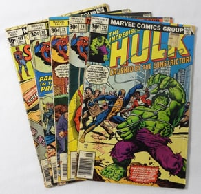 (5) VINTAGE MARVEL COMIC BOOKS