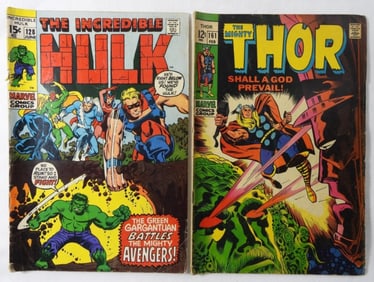 (2) KEY MARVEL COMICS - HULK & THOR