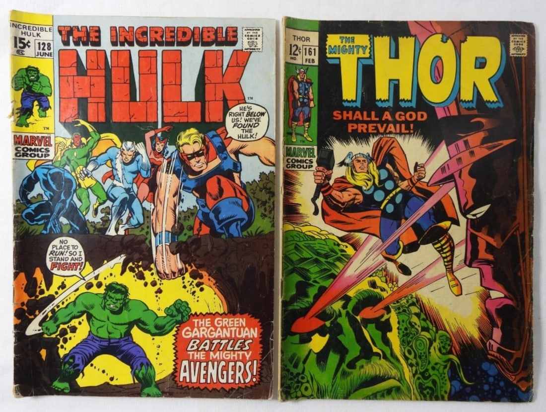 (2) KEY MARVEL COMICS - HULK & THOR (1 of 2)