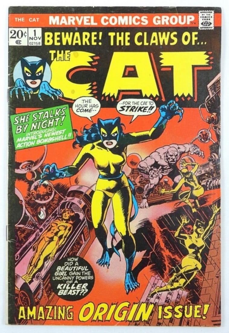 1972 MARVEL #1 THE CAT - KEY ISSUE (1 of 2)