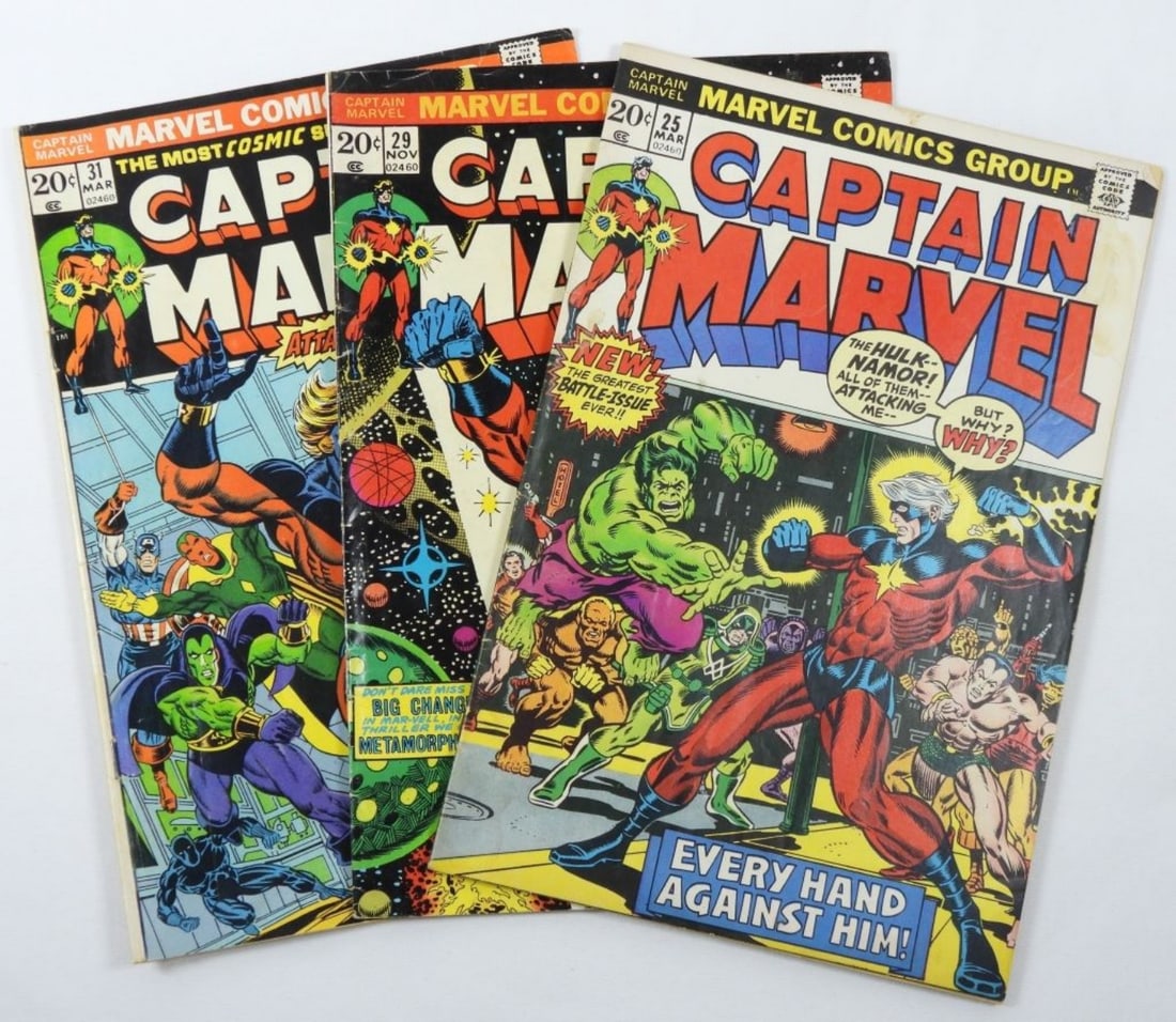 (3) CAPTAIN MARVEL BRONZE AGE COMICS (1 of 3)