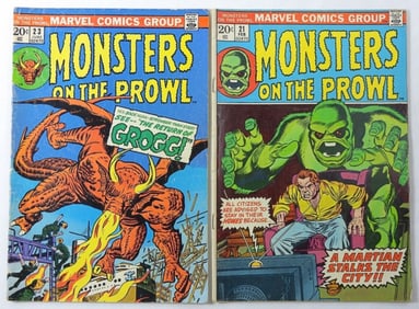 (2) WHERE MONSTERS DWELL MARVEL LOT