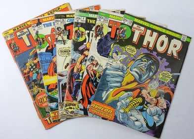 (6) MARVEL "THOR" COMIC LOT