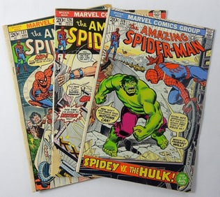 (3) THE AMAZING SPIDER-MAN MARVEL LOT