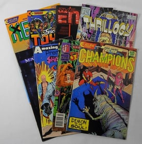 (8) UNIQUE COMIC ISSUES - XENON, TOYBOY