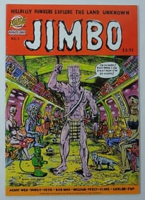 JIMBO #1 ZONGO 1994 "RAW" COMIC No 1