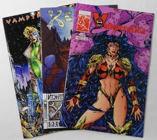 VAMPEROTICA #3, VAMPYRE WARS #1,