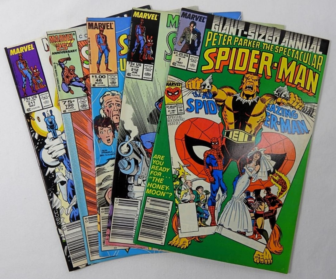 (5) SPIDER-MAN MARVEL COMICS - MIX (1 of 4)