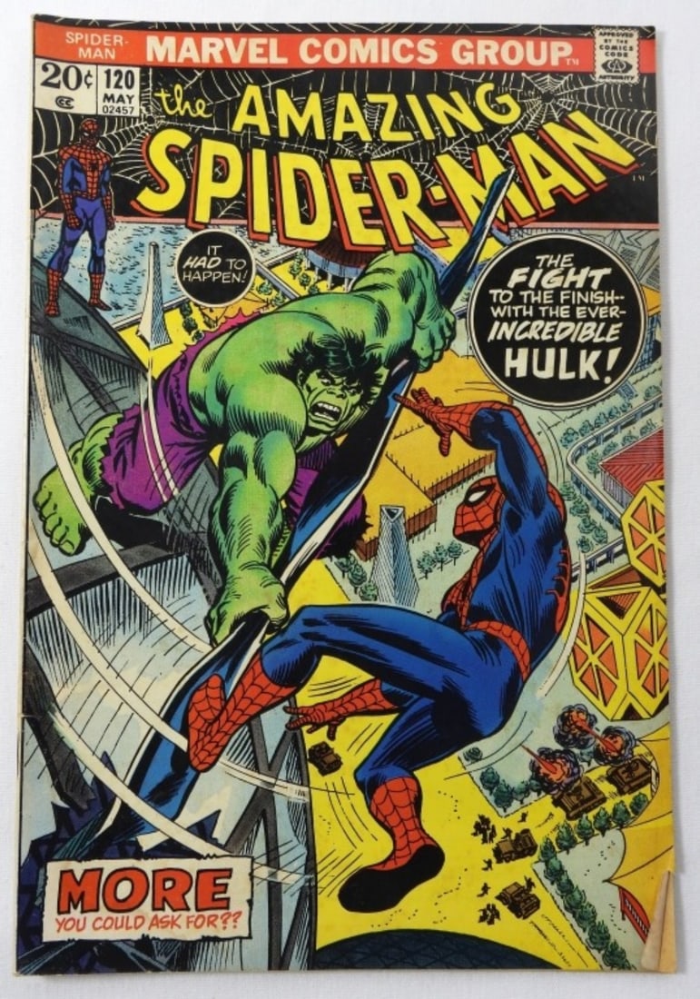 1973 AMAZING SPIDER-MAN #120 MARVEL (1 of 2)