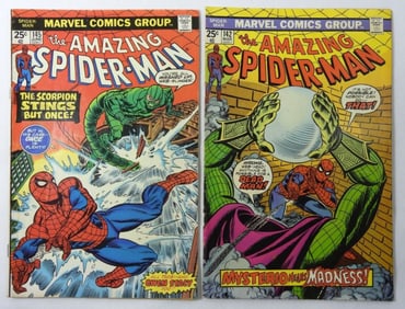 (2) 1975 AMAZING SPIDER-MAN #142, #145