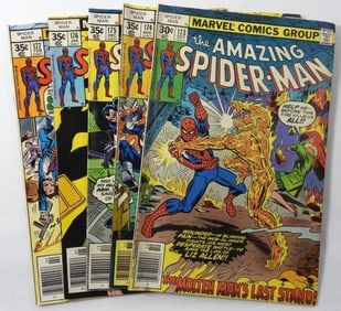 (5) AMAZING SPIDER-MAN MARVEL LOT