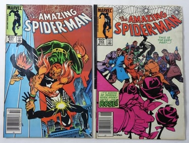 (2) AMAZING SPIDER-MAN MARVEL #253,257
