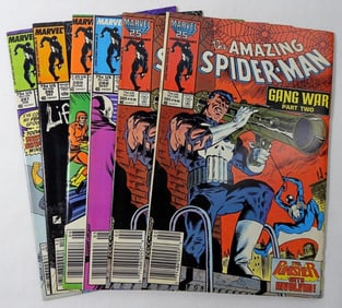 (6) AMAZING SPIDER-MAN MARVEL LOT
