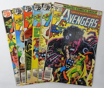 (6) MARVEL AVENGERS COMIC LOT