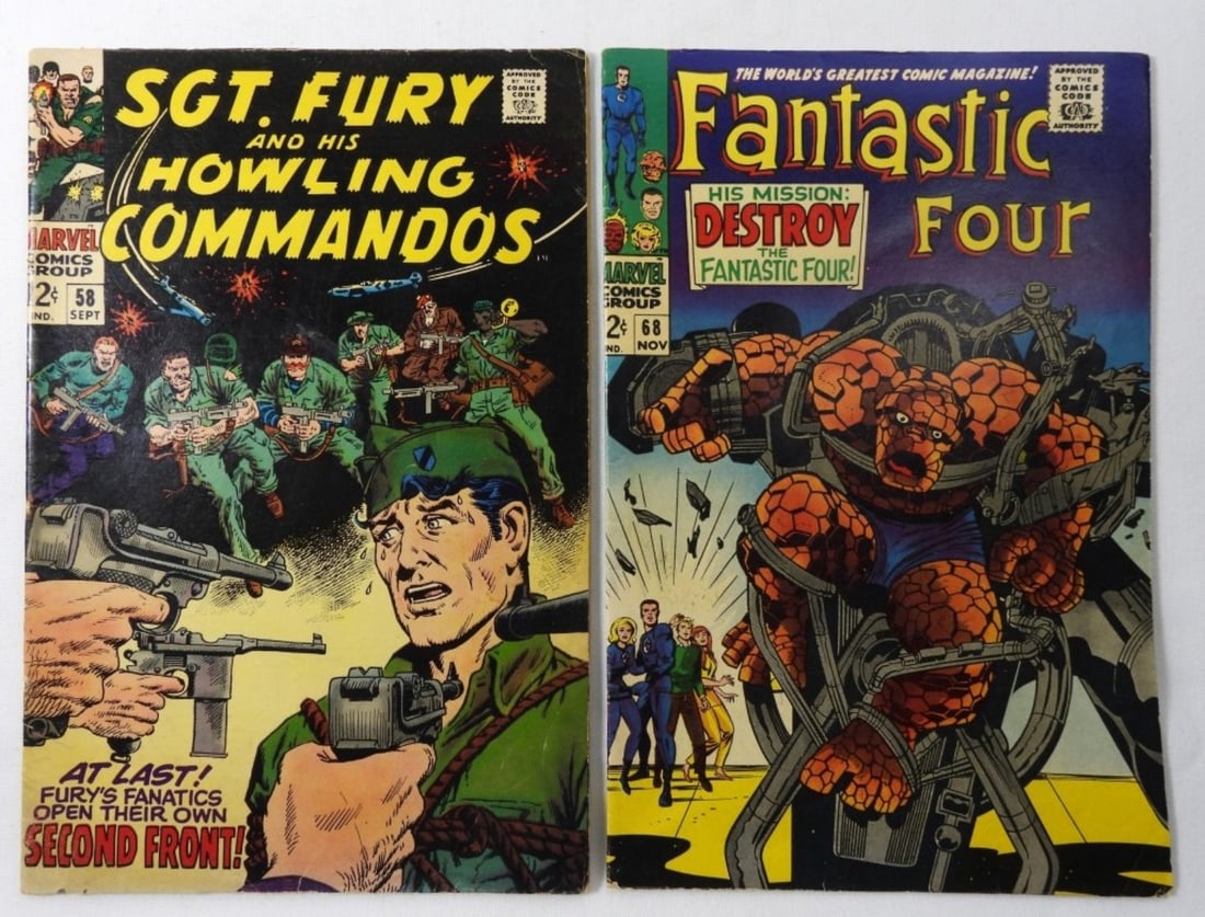 (2) MARVEL 12c SILVER AGE COMICS (1 of 2)