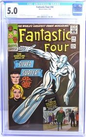 1966 FANTASTIC FOUR #50 MARVEL CGC 5.0