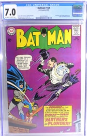 1965 BATMAN #169 DC COMICS CGC 7.0