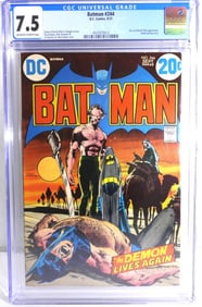 1972 BATMAN D.C. COMICS #244 CGC 7.5