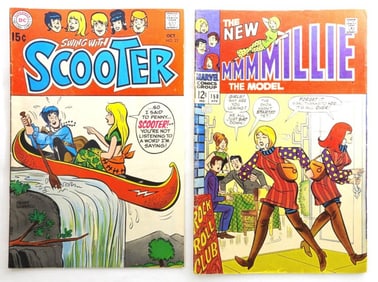 MILLIE THE MODEL & SCOOTER COMIC LOT