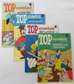 (4) EARLY DATE TOP COMICS - WALT DISNEY