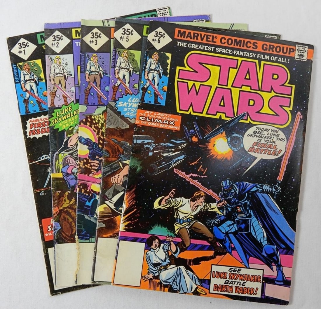 STAR WARS #1 thru #6 (NO #4 ) MARVEL (1 of 4)