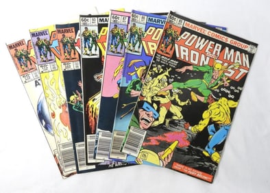 (7) POWER MAN and IRON FIST MARVEL LOT