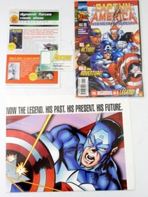 MARVEL #1 CAPTAIN AMERICA AUTO COPY