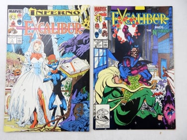 (2) MARVEL COMICS EXCALIBUR #7, #27